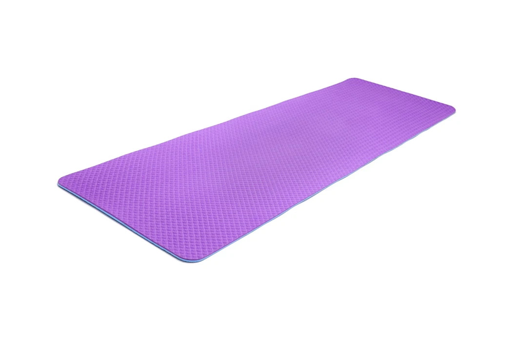 Exercise Fitness Customized Logo Print Pilates Durable Anti-Slip TPE Yoga Mats