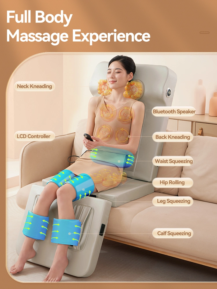 in Stock Portable Multifunctional Electric Full Body Massage Mattress Health Care Products