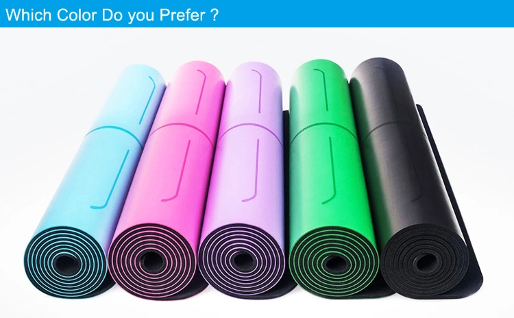 Beauty Fitness Non Slip Nature Rubber Yoga Mat