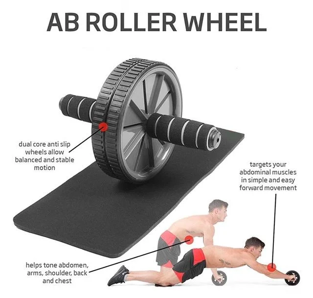 Home Fitness Abdominal Workout ABS Wheel Ab Roller