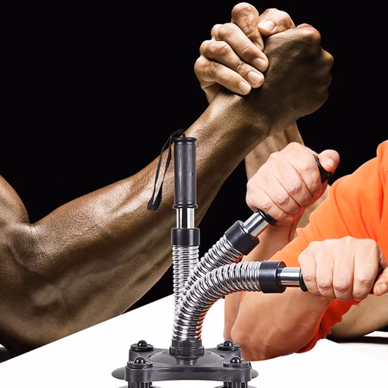 30-60 キロメンズパワーツイスタースプリングアーム強度ハンドグリッパーフィットネス機器ホームジムエキスパンダー前腕ツイスト運動装置